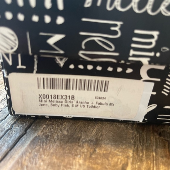 Mini Melissa Aranha + Fabula B Unicorn Horn Sandals Toddler Girls Size 6 Velcro - Picture 7 of 8